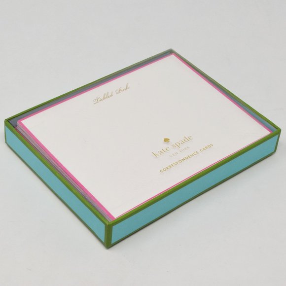 Kate Spade Tickled Pink Correspondence Thank Cards